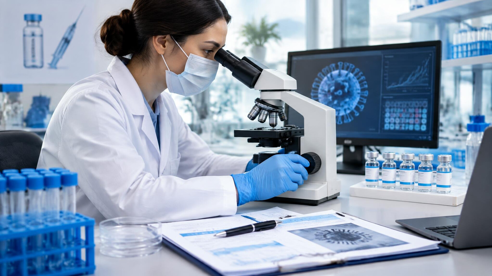 scientist in lab coat